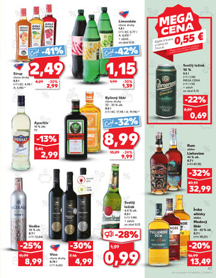 Kaufland 2.10. - 8.10. - Kaufland Púchov