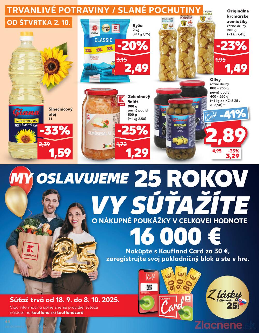 Leták Kaufland - Kaufland 2.10. - 8.10. - Kaufland Piešťany - strana 44