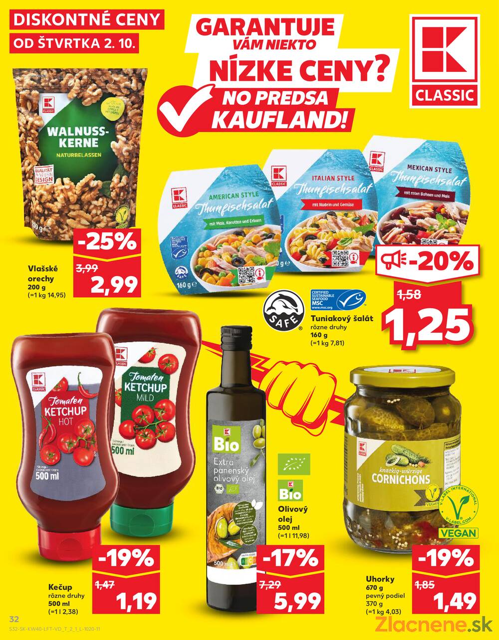Leták Kaufland - Kaufland 2.10. - 8.10. - Kaufland Zlaté Moravce - strana 32