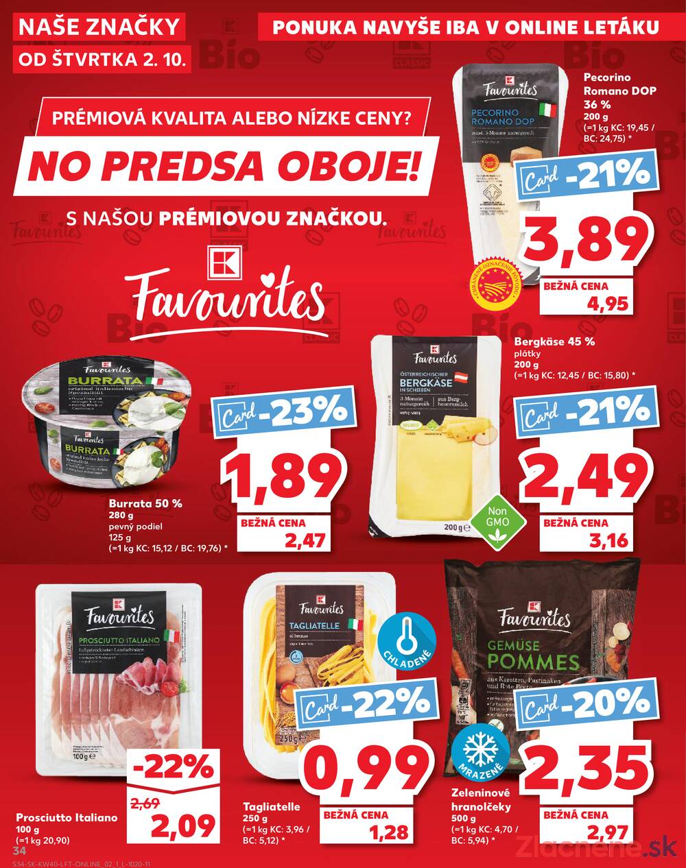 Leták Kaufland - Kaufland 2.10. - 8.10. - Bratislava-Patrónka - strana 34