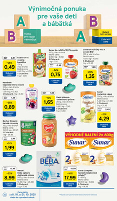 Tesco malé hypermarkety od 8.10. do 14.10.2025