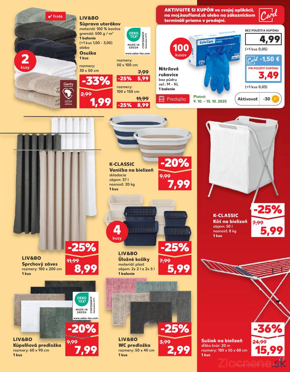 Leták Kaufland - Kaufland 9.10. - 15.10. - Kaufland Bytča - strana 67