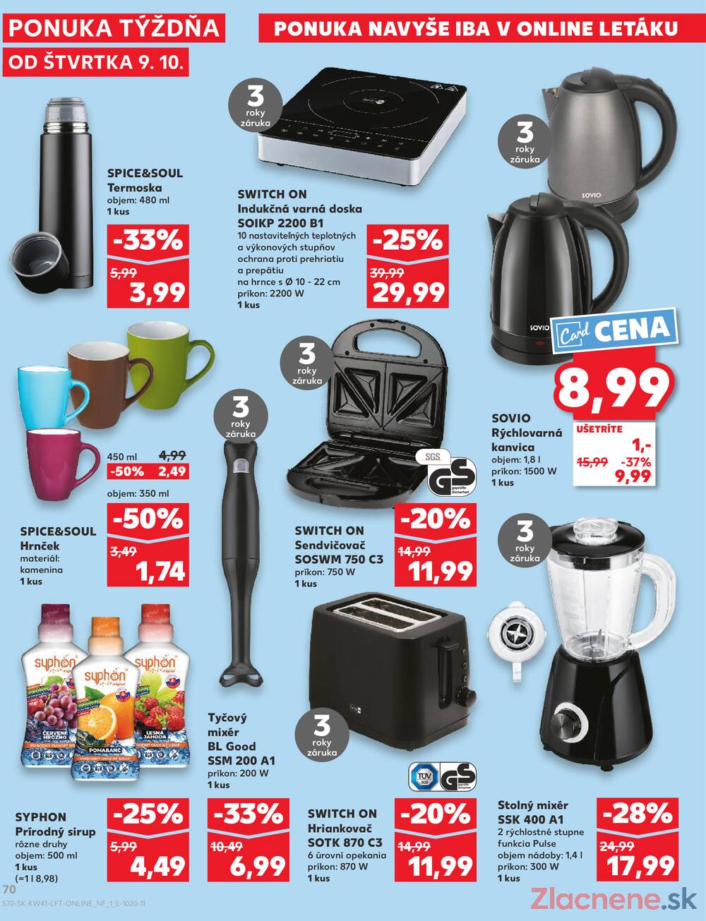 Leták Kaufland - Kaufland 9.10. - 15.10. - Kaufland Bytča - strana 70