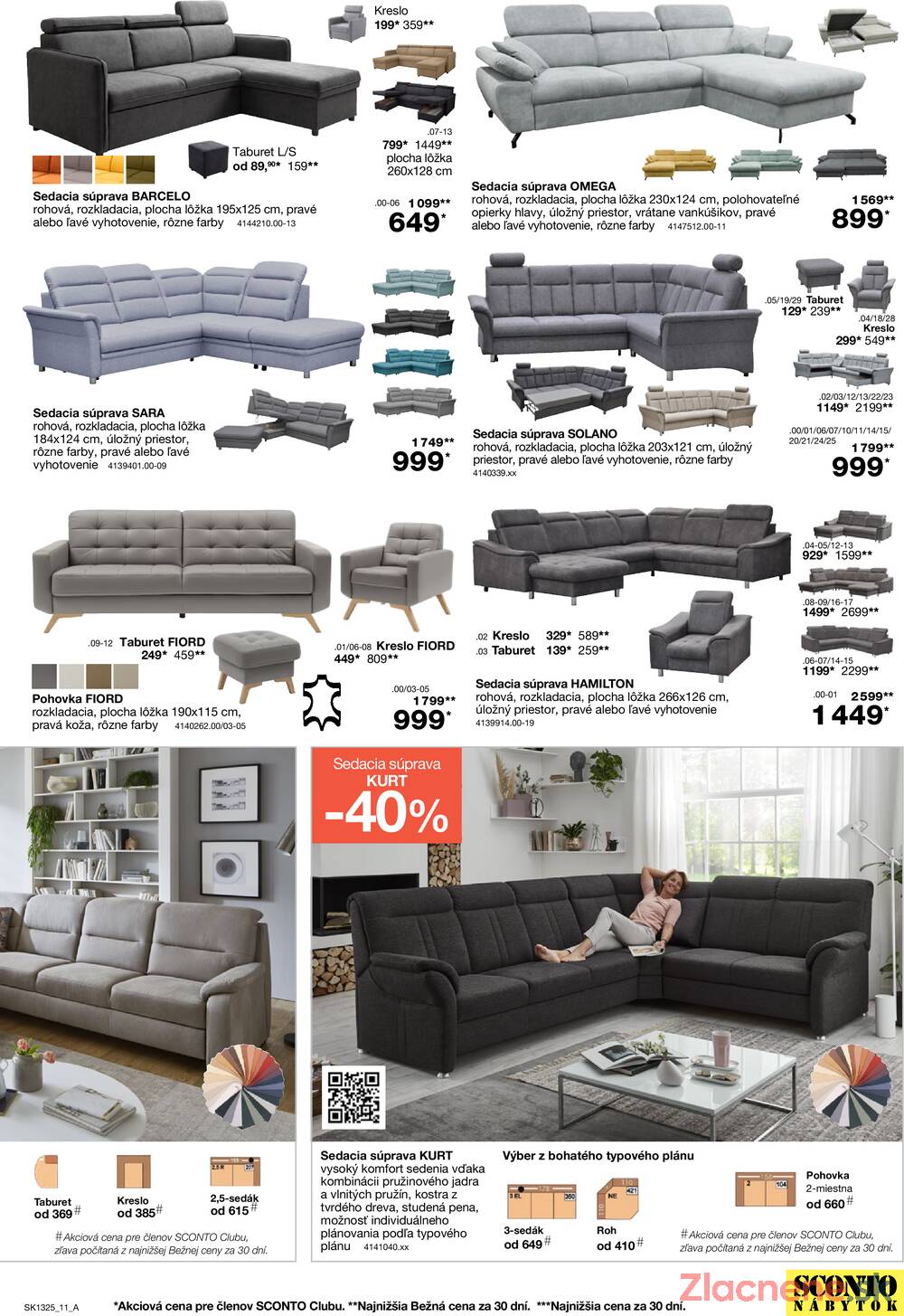 Leták SCONTO nábytok
		  platný do 4.11.2025 - strana 11