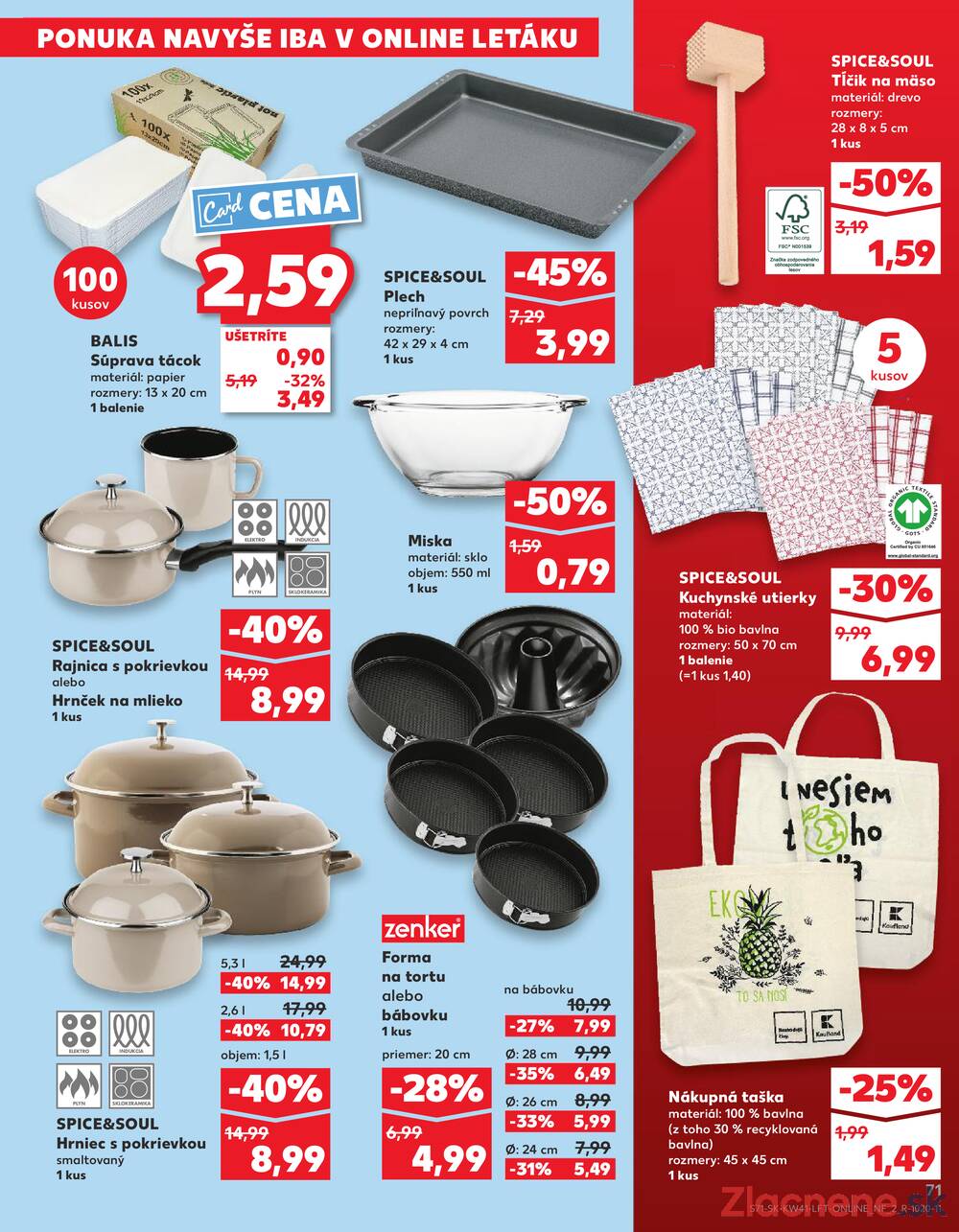 Leták Kaufland - Kaufland 9.10. - 15.10. - Kaufland Poprad - Jiřího Wolkera - strana 71