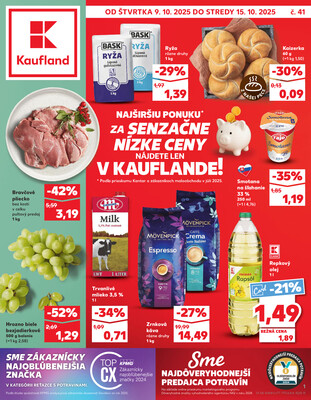 Leták Kaufland 9.10. - 15.10. - Kaufland Veľký Meder