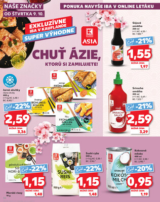 Kaufland 9.10. - 15.10. - Kaufland Veľký Meder