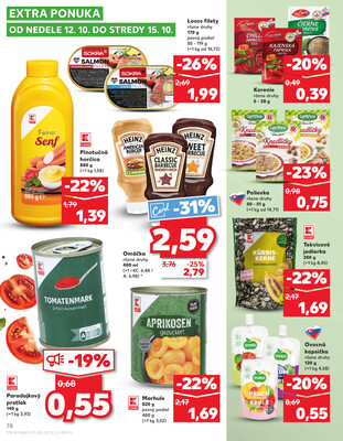 Kaufland 9.10. - 15.10. - Kaufland Veľký Meder