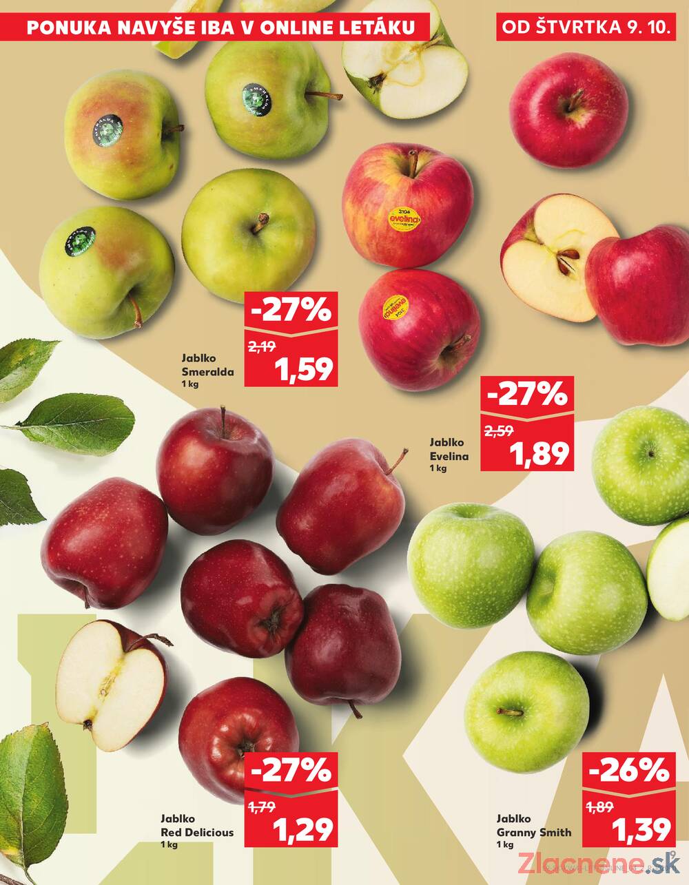 Leták Kaufland - Kaufland 9.10. - 15.10. - Kaufland Trnava - Nová ul. - strana 9