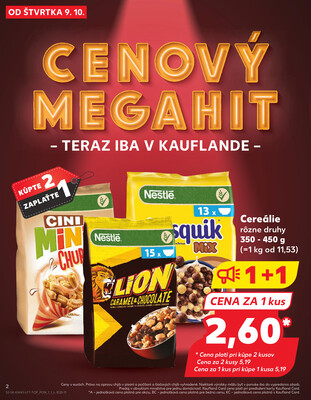 Kaufland 9.10. - 15.10. - Kaufland Trnava - Nová ul.