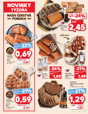 Kaufland 9.10. - 15.10. - Kaufland Trnava - Nová ul.