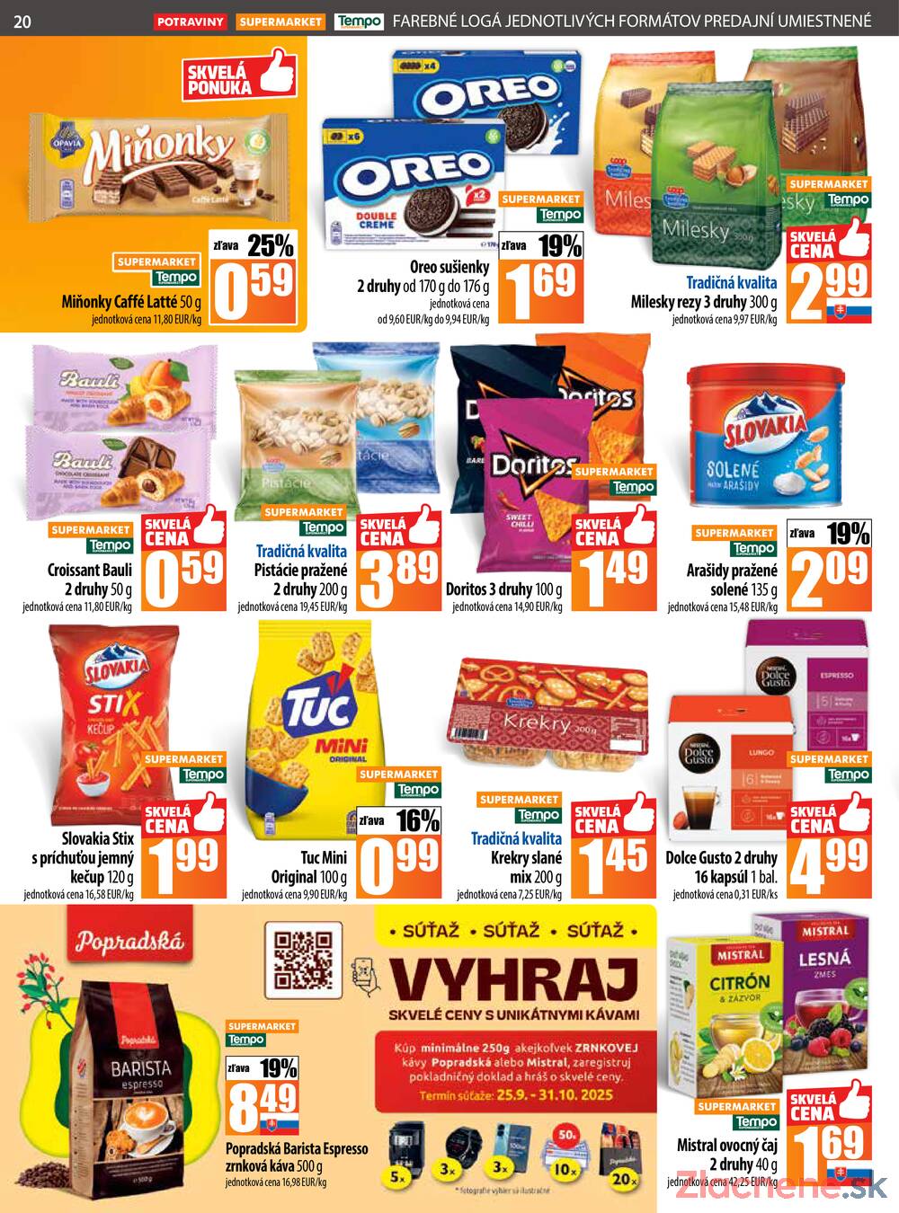 Leták COOP Jednota Slovensko - COOP do 15.10. - strana 20