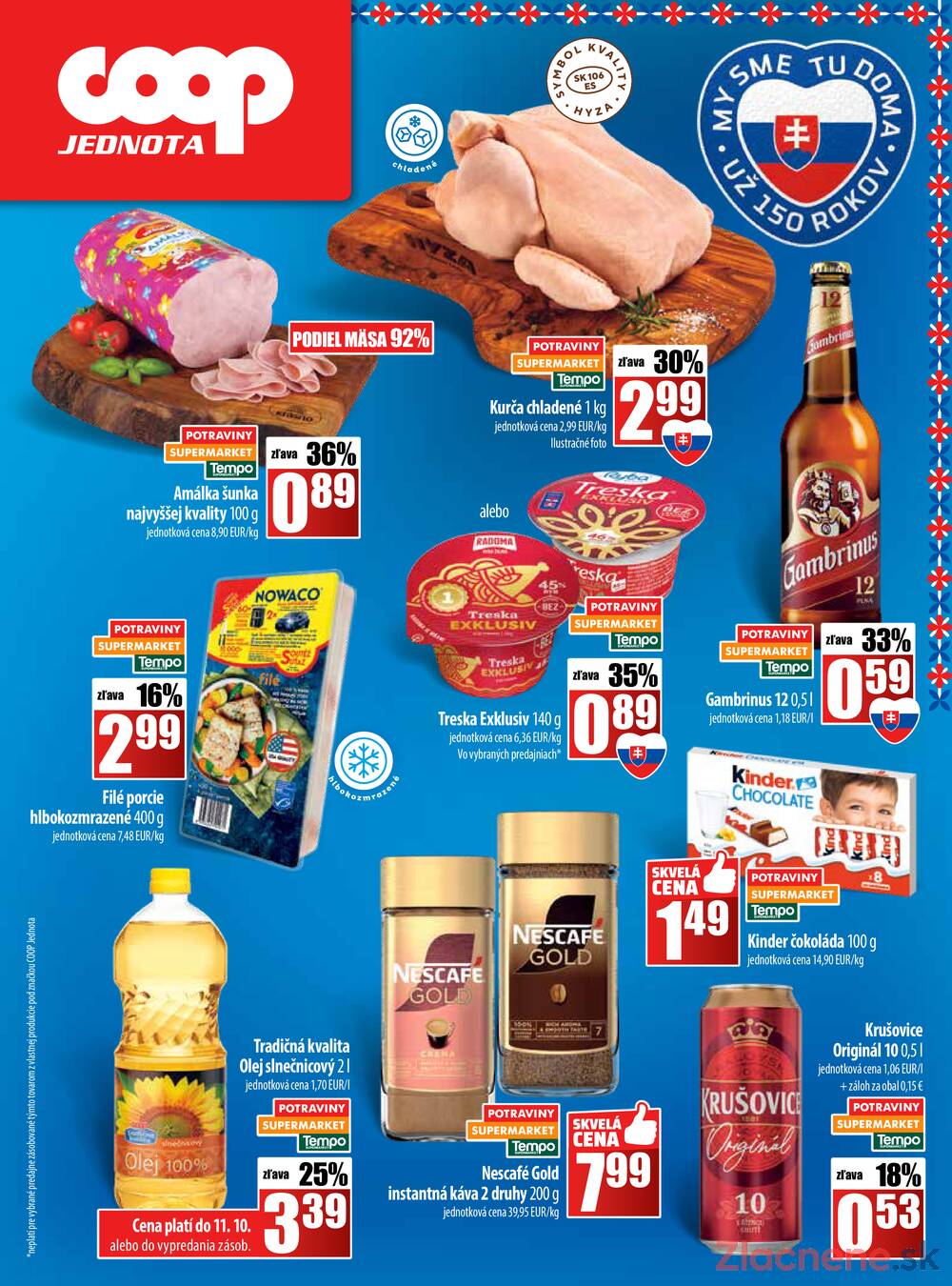 Leták COOP Jednota Slovensko - COOP do 15.10. - strana 28