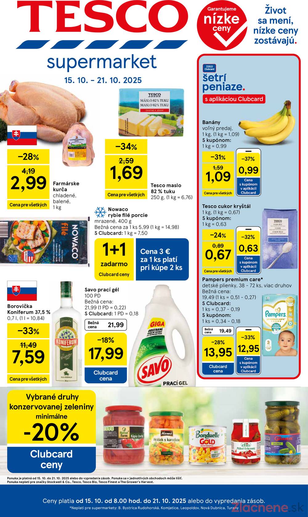 Leták Tesco - Tesco supermarkety od 15.10. do 21.10.2025 - strana 1 Leták Tesco - Tesco supermarkety od 15.10. do 21.10.2025 - strana 1