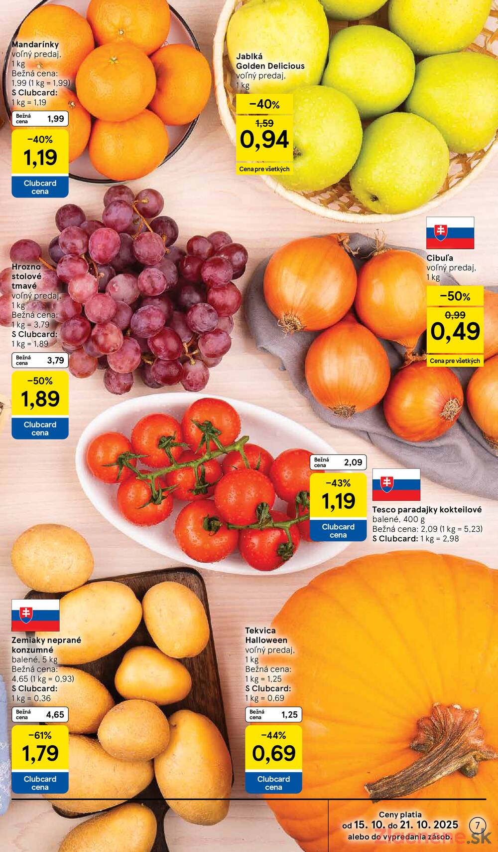 Leták Tesco - Tesco supermarkety od 15.10. do 21.10.2025 - strana 7 Leták Tesco - Tesco supermarkety od 15.10. do 21.10.2025 - strana 7