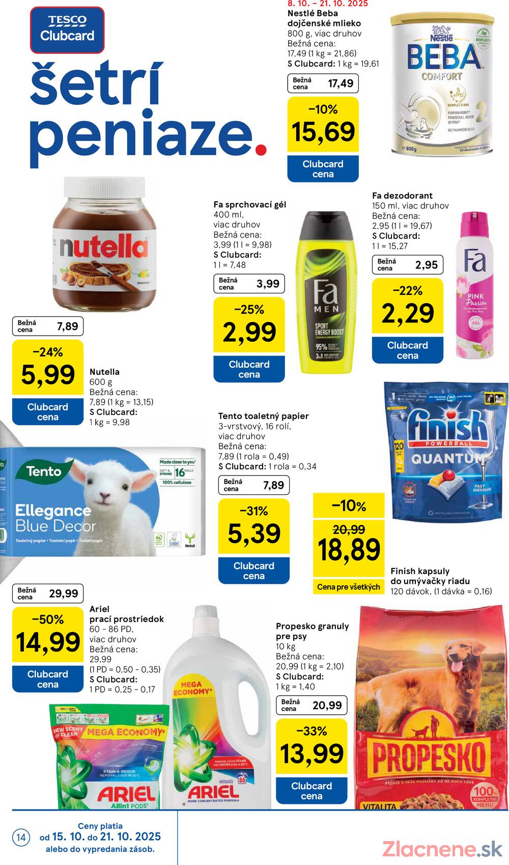 Leták Tesco - Tesco malé hypermarkety od 15.10. do 21.10.2025 - strana 14 Leták Tesco - Tesco malé hypermarkety od 15.10. do 21.10.2025 - strana 14