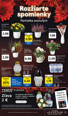 Tesco malé hypermarkety od 15.10. do 21.10.2025