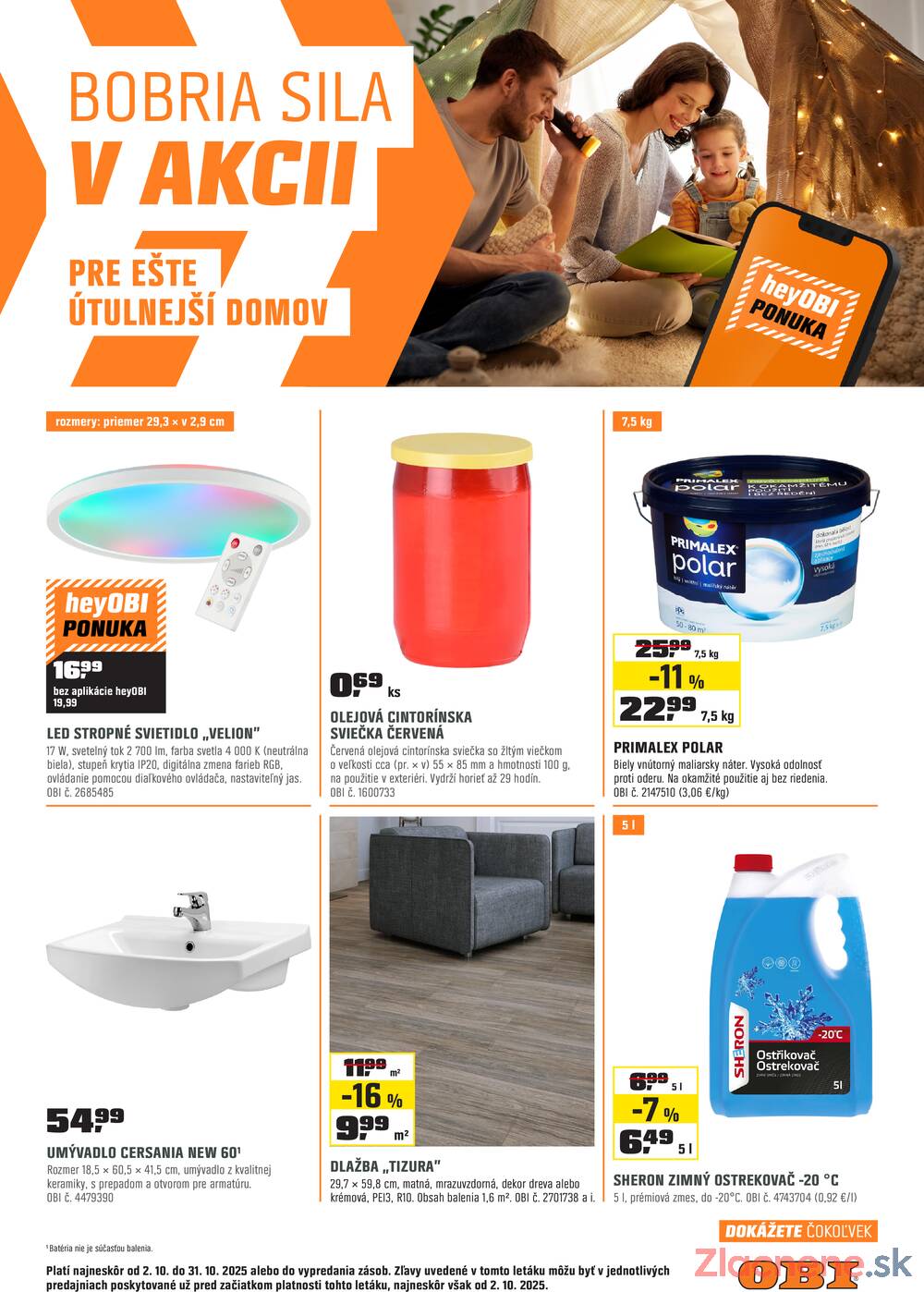 Leták OBI
		  platný do 31.10.2025 - strana 1
