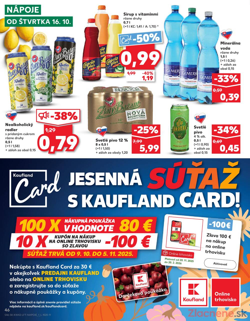 Leták Kaufland - Kaufland 16.10. - 22.10. - Kaufland Tvrdošín - strana 46
