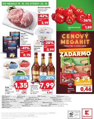 Kaufland 16.10. - 22.10. - Kaufland Detva