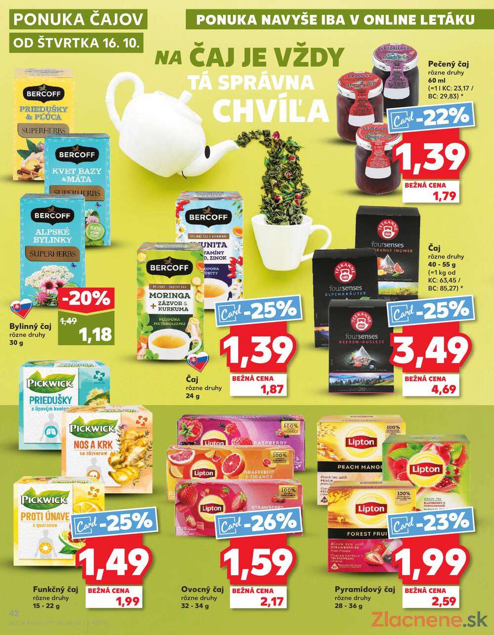 Leták Kaufland - Kaufland 16.10. - 22.10. - Kaufland Bytča - strana 42