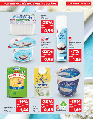 Kaufland 16.10. - 22.10. - Kaufland Bytča