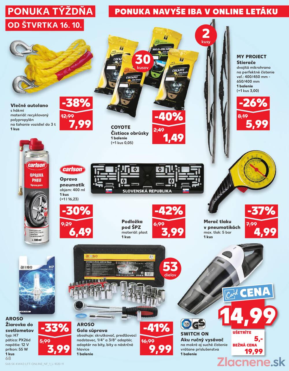 Leták Kaufland - Kaufland 16.10. - 22.10. - Kaufland Nové Mesto nad Váhom - strana 68