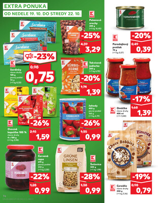 Kaufland 16.10. - 22.10. - Kaufland Nové Mesto nad Váhom