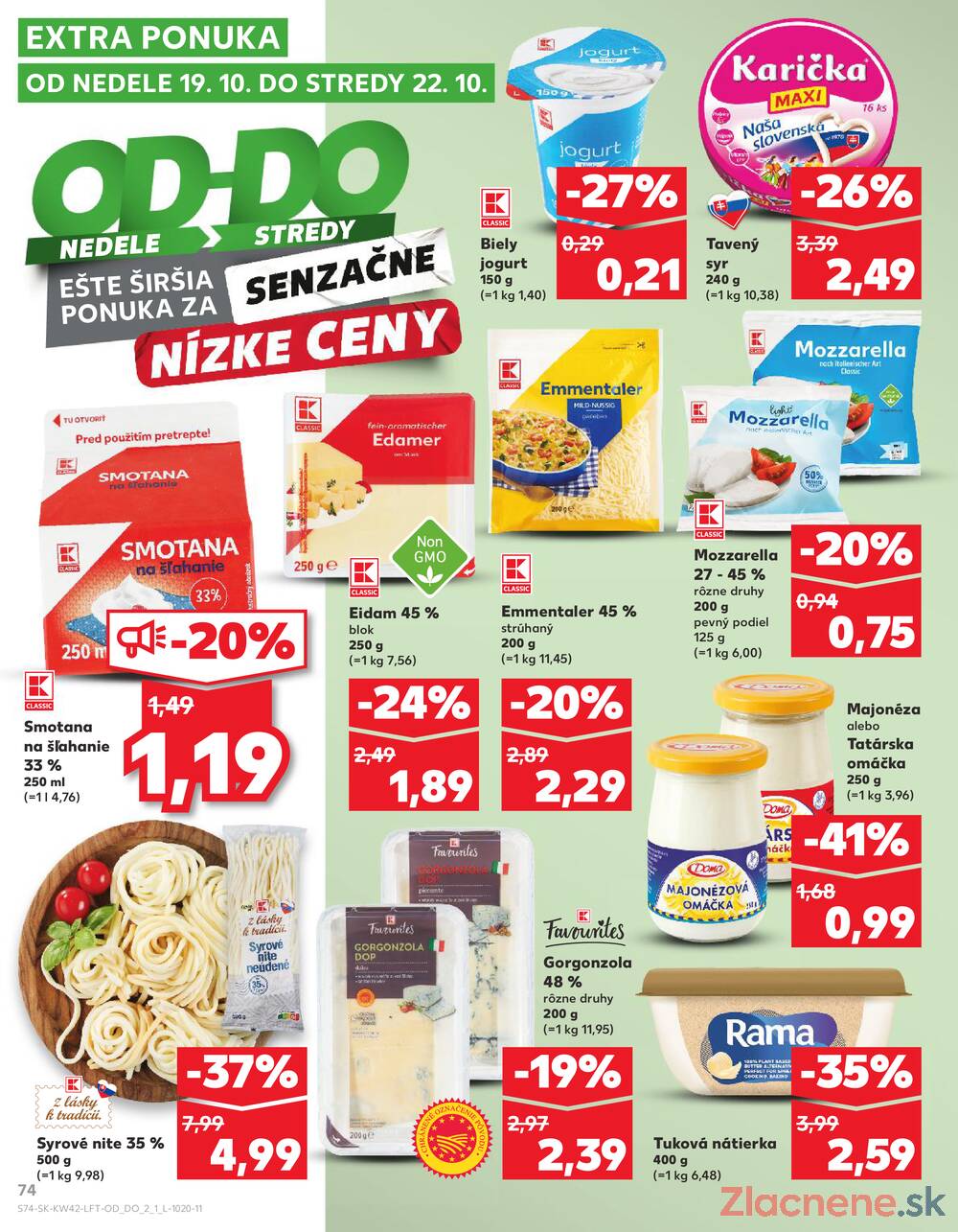 Leták Kaufland - Kaufland 16.10. - 22.10. - Kaufland Zlaté Moravce - strana 74