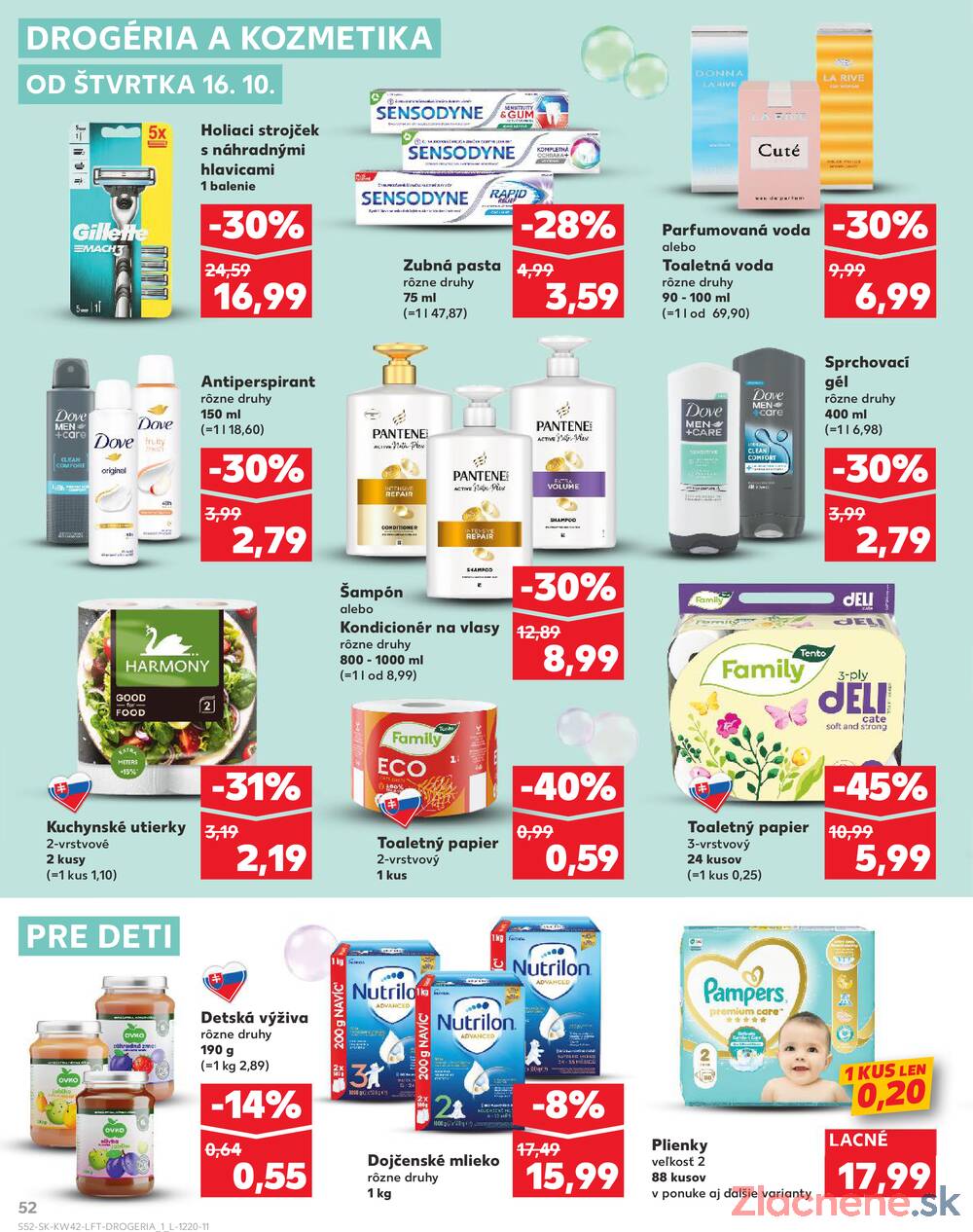Leták Kaufland - Kaufland 16.10. - 22.10. - Kaufland Bratislava - Podunajské Biskupice - strana 52