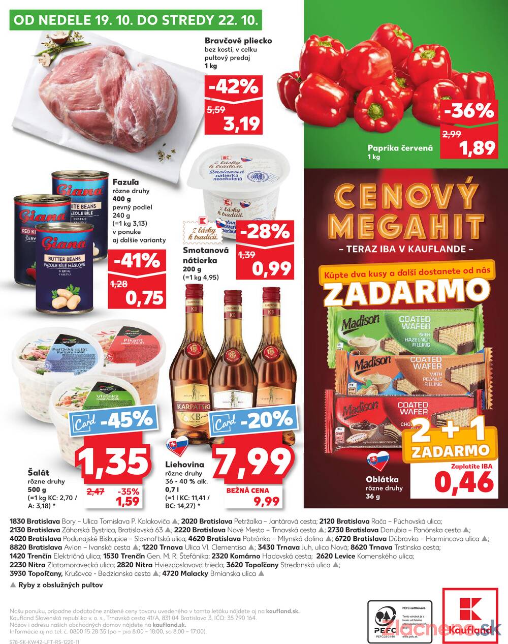 Leták Kaufland - Kaufland 16.10. - 22.10. - Kaufland Bratislava - Podunajské Biskupice - strana 78 Leták Kaufland - Kaufland 16.10. - 22.10. - Kaufland Bratislava - Podunajské Biskupice - strana 78