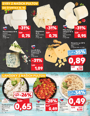 Kaufland 16.10. - 22.10. - Kaufland Bratislava - Podunajské Biskupice