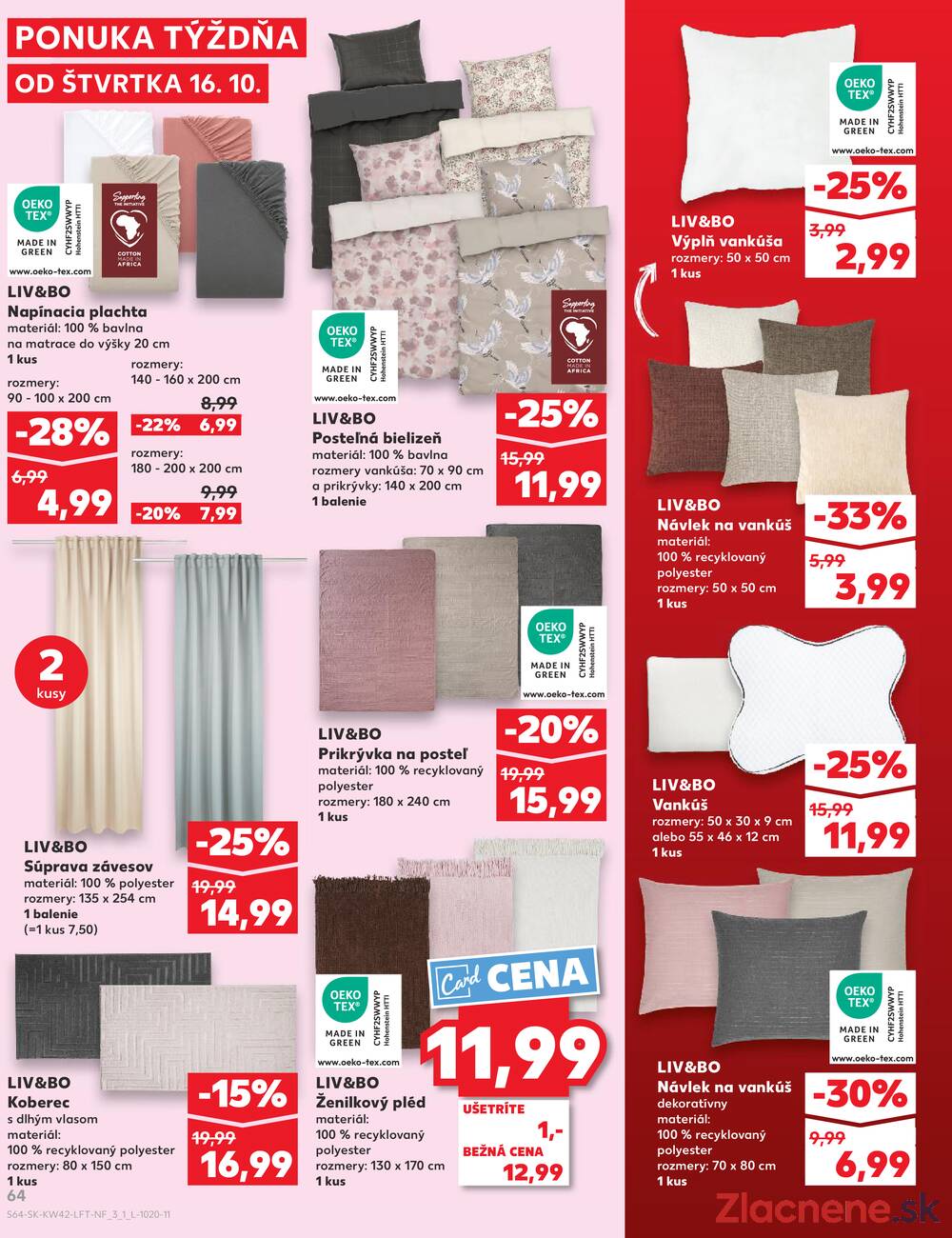 Leták Kaufland - Kaufland 16.10. - 22.10. - Bratislava-Patrónka - strana 64