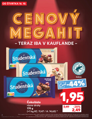 Kaufland 16.10. - 22.10. - Bratislava-Patrónka