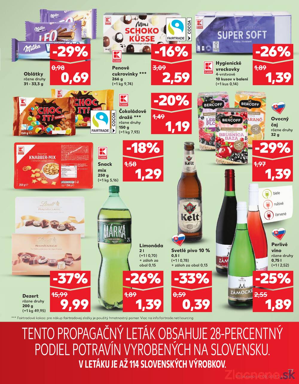 Leták Kaufland - Kaufland 16.10. - 22.10. - Kaufland Prešov - Sekčov  - strana 77