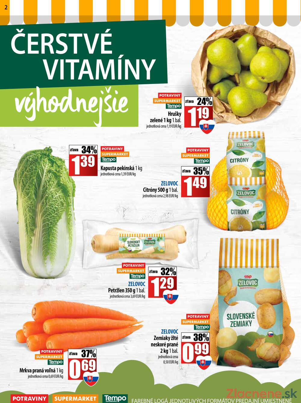 Leták COOP Jednota Slovensko - COOP do 22.10. - strana 2