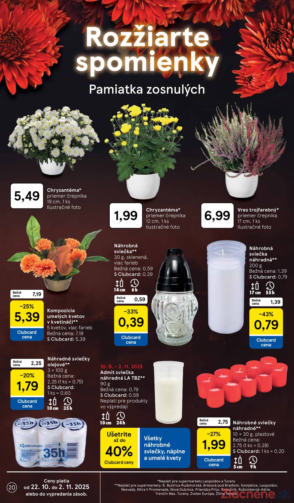 Leták Tesco - Tesco supermarkety od 22.10. do 28.10.2025 - strana 20 Leták Tesco - Tesco supermarkety od 22.10. do 28.10.2025 - strana 20