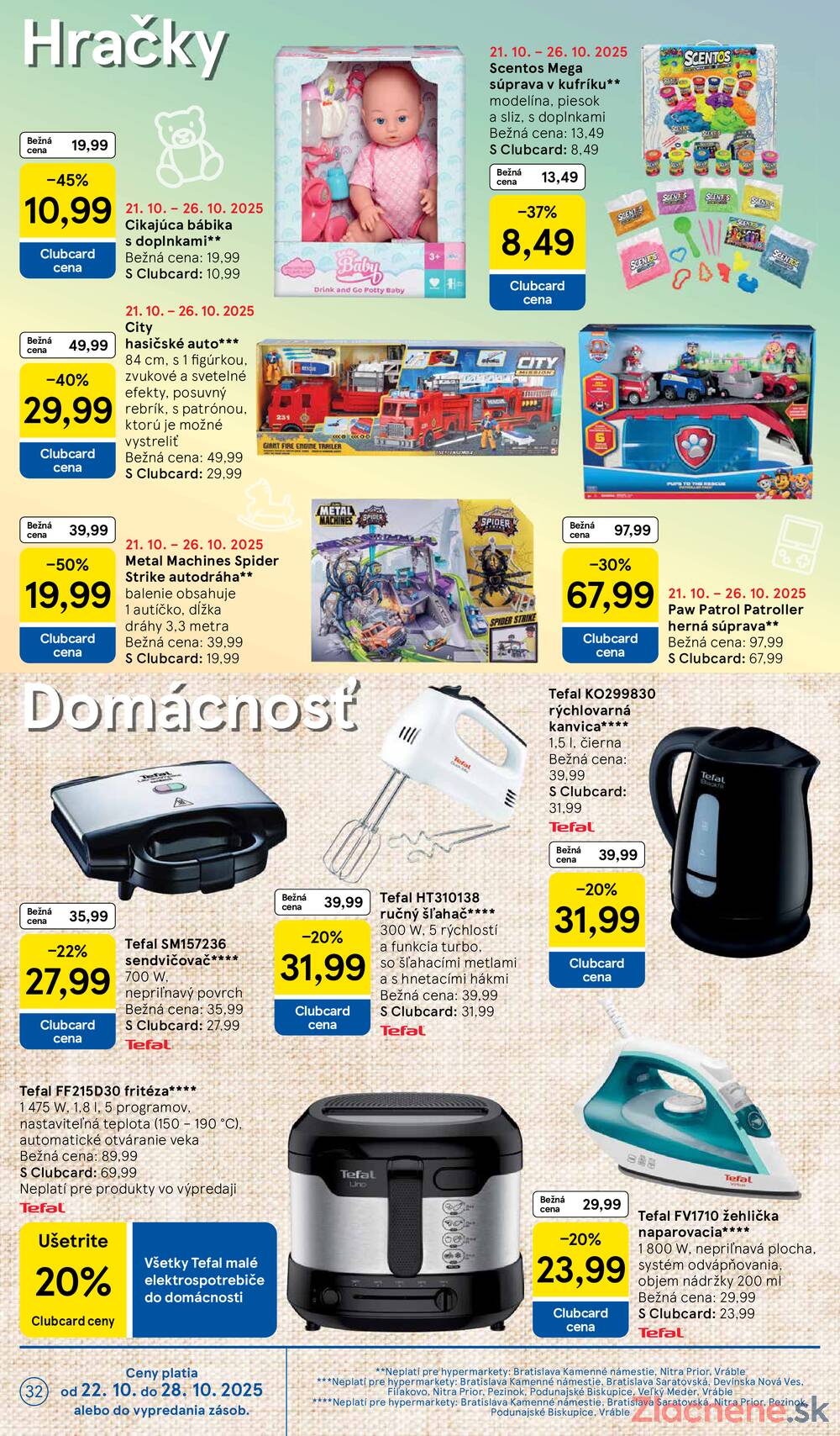 Leták Tesco
		  platný do 28.10.2025 - strana 32