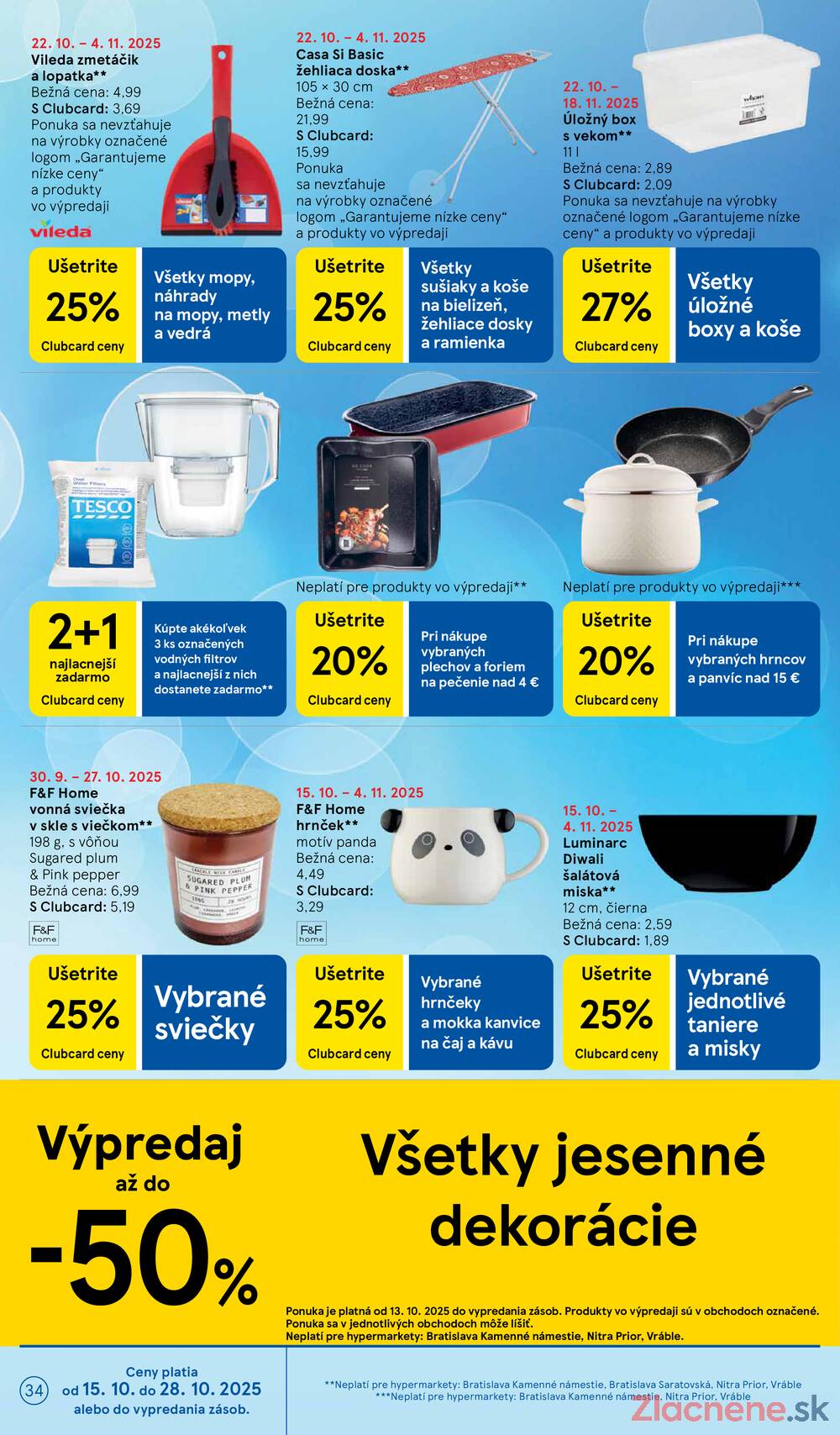 Leták Tesco - Tesco malé hypermarkety od 22.10. do 28.10.2025 - strana 34
