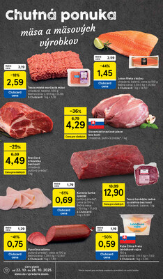 Tesco malé hypermarkety od 22.10. do 28.10.2025
