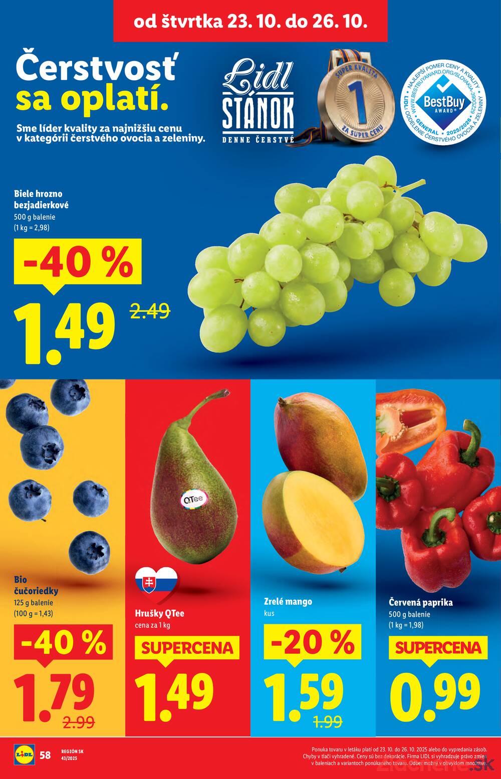 Leták Lidl
		  platný do 26.10.2025 - strana 74