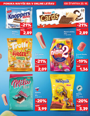 Kaufland 23.10. - 29.10. - Kaufland Bardejov