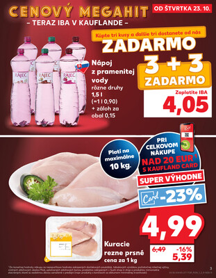 Kaufland 23.10. - 29.10. - Kaufland Púchov