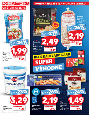 Kaufland 23.10. - 29.10. - Kaufland Púchov