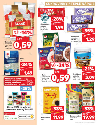 Kaufland 23.10. - 29.10. - Kaufland Púchov