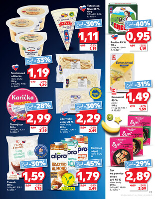 Kaufland 23.10. - 29.10. - Kaufland Poprad - Jiřího Wolkera
