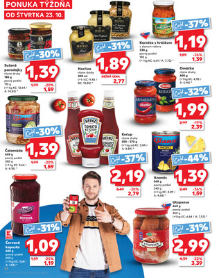 Kaufland 23.10. - 29.10. - Kaufland Poprad - Jiřího Wolkera