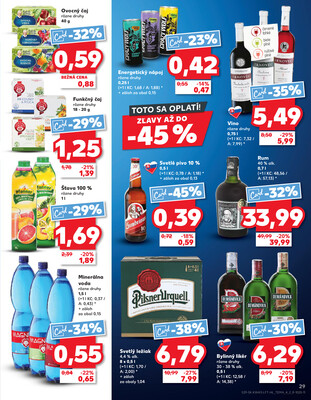 Kaufland 23.10. - 29.10. - Kaufland Poprad - Jiřího Wolkera