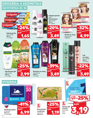 Kaufland 23.10. - 29.10. - Kaufland Poprad - Jiřího Wolkera