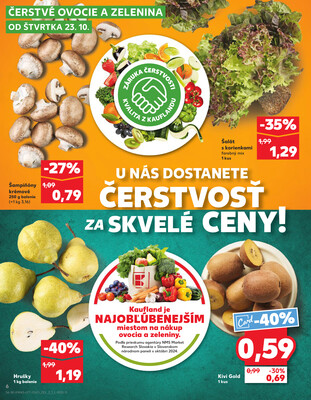 Kaufland 23.10. - 29.10. - Kaufland Michalovce (Humenská cesta)